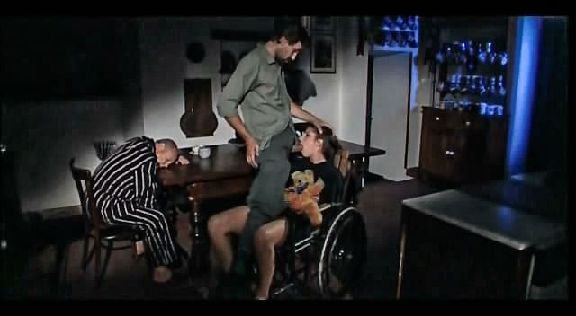 He abuse a cute disabled woman in wheelingchair